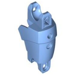 Large Figure Arm / Leg Section with 2 Ball Joint Sockets - Medium Blue Large Figure Arm / Leg Section with 2 Ball Joint Sockets - Medium Blue