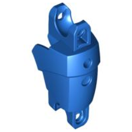 Деталь LEGO 87839 Large Figure Arm / Leg Section with 2 Ball Joint Sockets - Blue