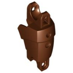 Large Figure Arm / Leg Section with 2 Ball Joint Sockets - Reddish Brown Large Figure Arm / Leg Section with 2 Ball Joint Sockets - Reddish Brown