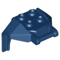 Large Figure Armor, Chest with 4 Studs and Bar Handle - Dark Blue Large Figure Armor, Chest with 4 Studs and Bar Handle - Dark Blue