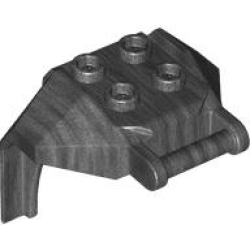 Large Figure Armor, Chest with 4 Studs and Bar Handle - Pearl Dark Gray Large Figure Armor, Chest with 4 Studs and Bar Handle - Pearl Dark Gray