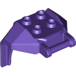 Large Figure Armor, Chest with 4 Studs and Bar Handle - Dark Purple Large Figure Armor, Chest with 4 Studs and Bar Handle - Dark Purple