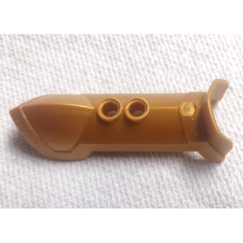 Деталь LEGO 50629 Large Figure Armor, Leg Shin Guard Type 1 - Pearl Gold