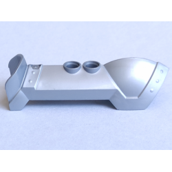 Large Figure Armor, Leg Shin Guard Type 1 - Pearl Light Gray Large Figure Armor, Leg Shin Guard Type 1 - Pearl Light Gray