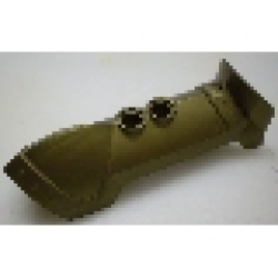 Large Figure Armor, Leg Shin Guard Type 1 - Flat Dark Gold Large Figure Armor, Leg Shin Guard Type 1 - Flat Dark Gold