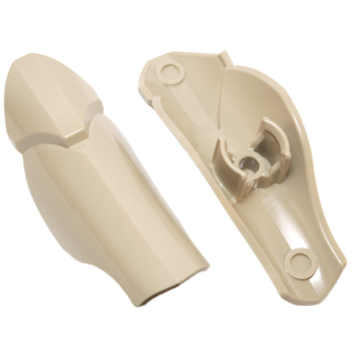 Деталь LEGO 21562 Large Figure Armor, Leg Shin Guard with Ball Joint Socket - Tan