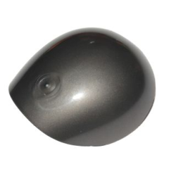 Large Figure Armor, Round, Smooth - Pearl Dark Gray