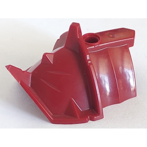 Деталь LEGO 54175 Large Figure Armor, Shoulder - Spiky (Knights Kingdom II / Exo-Force) - Dark Red