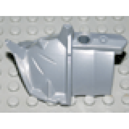Деталь LEGO 54175 Large Figure Armor, Shoulder - Spiky (Knights Kingdom II / Exo-Force) - Pearl Light Gray
