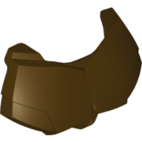 Деталь LEGO 98603 Large Figure Chest Armor Small - Dark Brown