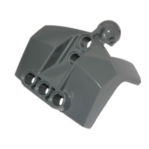 Деталь LEGO 24124 Large Figure Chest Armor with Holes and Ball Joint - Dark Bluish Gray