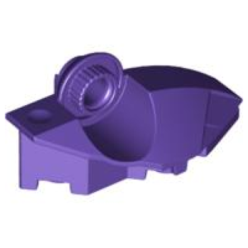 Деталь LEGO 47430 Large Figure Foot with Rotation Joint Ball Half Vertical - Dark Purple