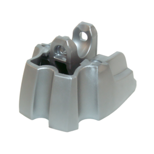 Деталь LEGO 87841 Large Figure Foot, Short with Ball Joint Socket - Flat Silver