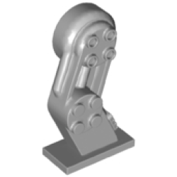 Large Figure Leg Left with Black Rotation Joint Pin - Light Bluish Gray