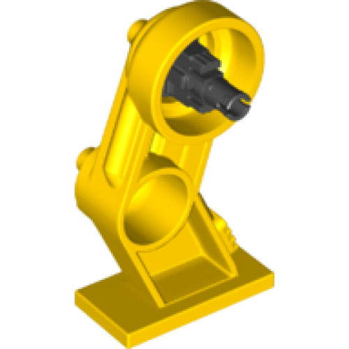 Деталь LEGO 70943 Large Figure Leg Right with Black Rotation Joint Pin - Yellow