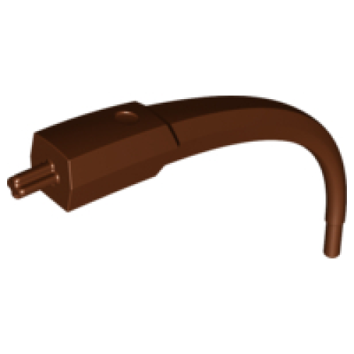 Деталь LEGO 87846 Large Figure Tail - Reddish Brown
