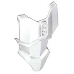 Large Figure Torso Armor with 2 Chest Holes - White