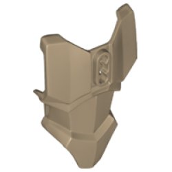 Large Figure Torso Armor with 2 Chest Holes - Dark Tan