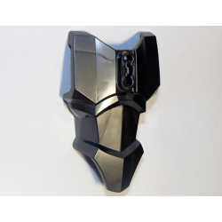 Large Figure Torso Armor with 2 Chest Holes - Pearl Dark Gray