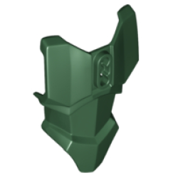 Large Figure Torso Armor with 2 Chest Holes - Dark Green