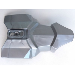 Large Figure Torso Armor with 2 Chest Holes - Flat Silver