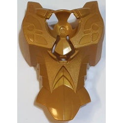 Large Figure Torso Armor with Connector for Chi Orb (Bionicle Zamor Sphere) - Pearl Gold