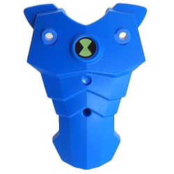 Large Figure Torso Cover with Ben 10 Omnitrix Pattern - Blue