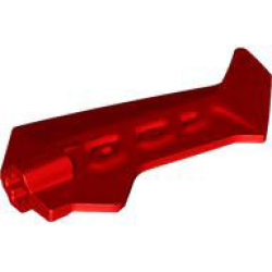 Large Figure Weapon, Blade Jagged with Axle Holder - Red