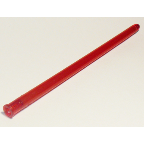 Деталь LEGO 21987 Large Figure Weapon, Lightsaber Blade 15L with Axle Hole - Trans-Red