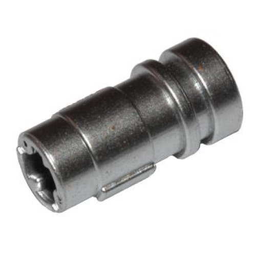 Деталь LEGO 21755 Large Figure Weapon, Lightsaber Hilt Half 2L with Axle Hole - Metallic Silver