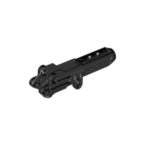 Деталь LEGO 24123 Large Figure Weapon, Rifle Outer Shell 9L - Black