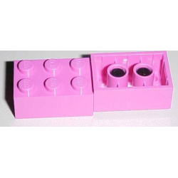 Magnet Brick 2 x 3 - Dark Pink
