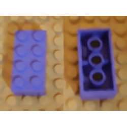 Magnet Brick 2 x 4 - Lilac