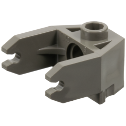 Magnet Holder 2 x 3 with Clips and Pin Hole - Dark Gray