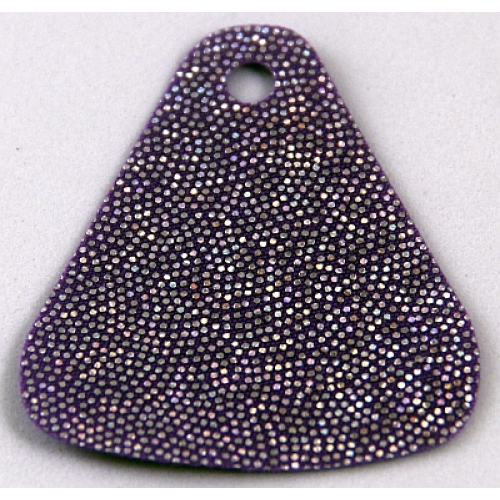 Деталь LEGO 20375 Mini Doll, Cape Cloth, Friends, Tapered with Small Top Hole with Silver Iridescent Dots Pattern - Traditional Starched Fabric - Medium Lavender