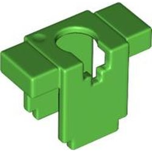 Деталь LEGO 19723 Minifigure Armor Breastplate Rectangular (Minecraft) - Bright Green