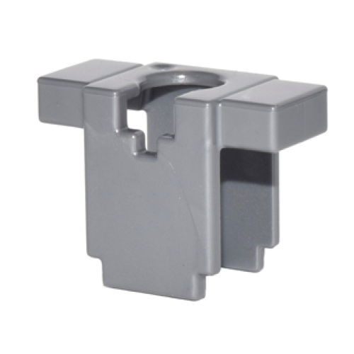 Деталь LEGO 19723 Minifigure Armor Breastplate Rectangular (Minecraft) - Flat Silver