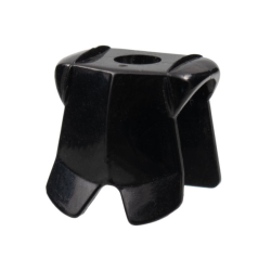 Minifigure Armor Breastplate with Leg Protection - Black