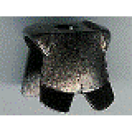 Деталь LEGO 2587 Minifigure Armor Breastplate with Leg Protection - Speckle Black-Copper