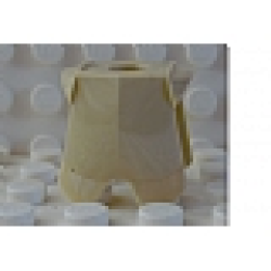 Minifigure Armor Breastplate with Leg Protection - Tan