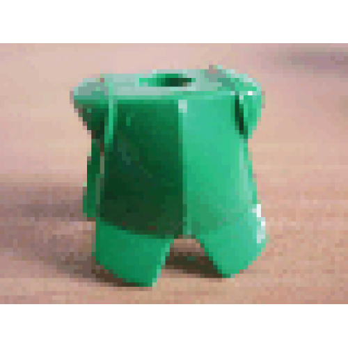 Деталь LEGO 2587 Minifigure Armor Breastplate with Leg Protection - Green