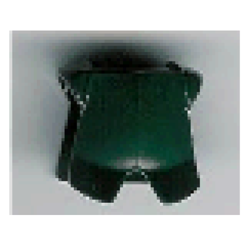 Деталь LEGO 2587 Minifigure Armor Breastplate with Leg Protection - Dark Green