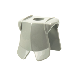 Minifigure Armor Breastplate with Leg Protection - Light Gray