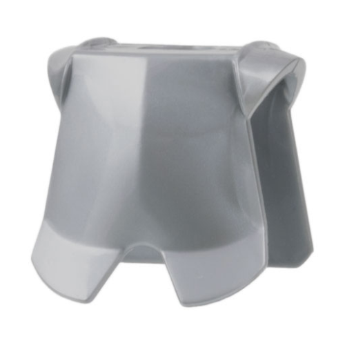 Деталь LEGO 2587 Minifigure Armor Breastplate with Leg Protection - Flat Silver