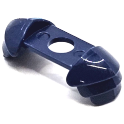 Minifigure Armor Shoulder Pads Ridged - Dark Blue