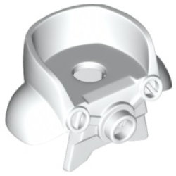 Minifigure Armor Space with Shoulder Protection - White
