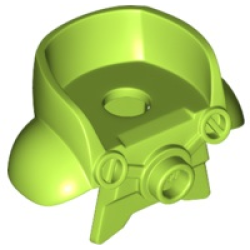 Minifigure Armor Space with Shoulder Protection - Lime