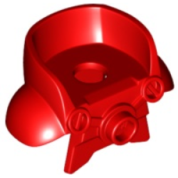 Minifigure Armor Space with Shoulder Protection - Red
