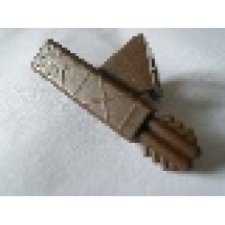 Minifigure Arrow Quiver with 2 Arrows - Dark Brown