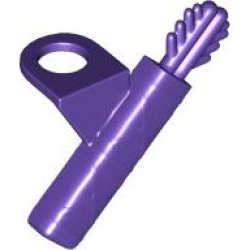 Minifigure Arrow Quiver with 2 Arrows - Dark Purple